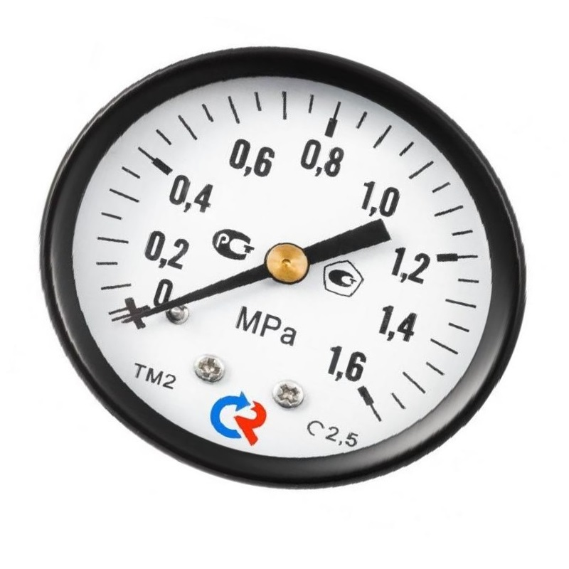 Манометр ТМ-510Т.00 осевой Дк100мм 0-0,6 МПа кл.1,5 G1/2" Росма 00000000906