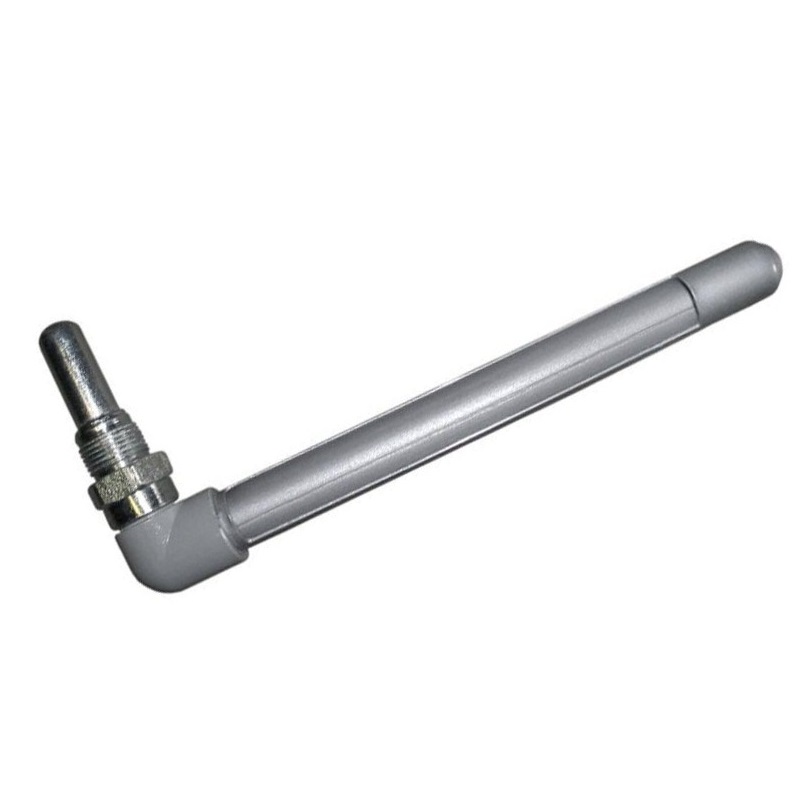 Оправа для термометра угловая L160мм M27x2 300С 265/163 Стеклоприбор 101157
