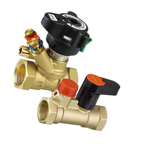 Комплект клапанов балансировочных MVT/MSV-S Ду 50 Ру20 ручной ВР/ВР Danfoss 003Z4156