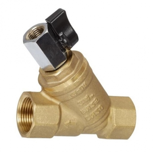 Фильтр латунный сетчатый FVR-D со сливным краном Ду 50 Ру25 ВР Danfoss 065B8246